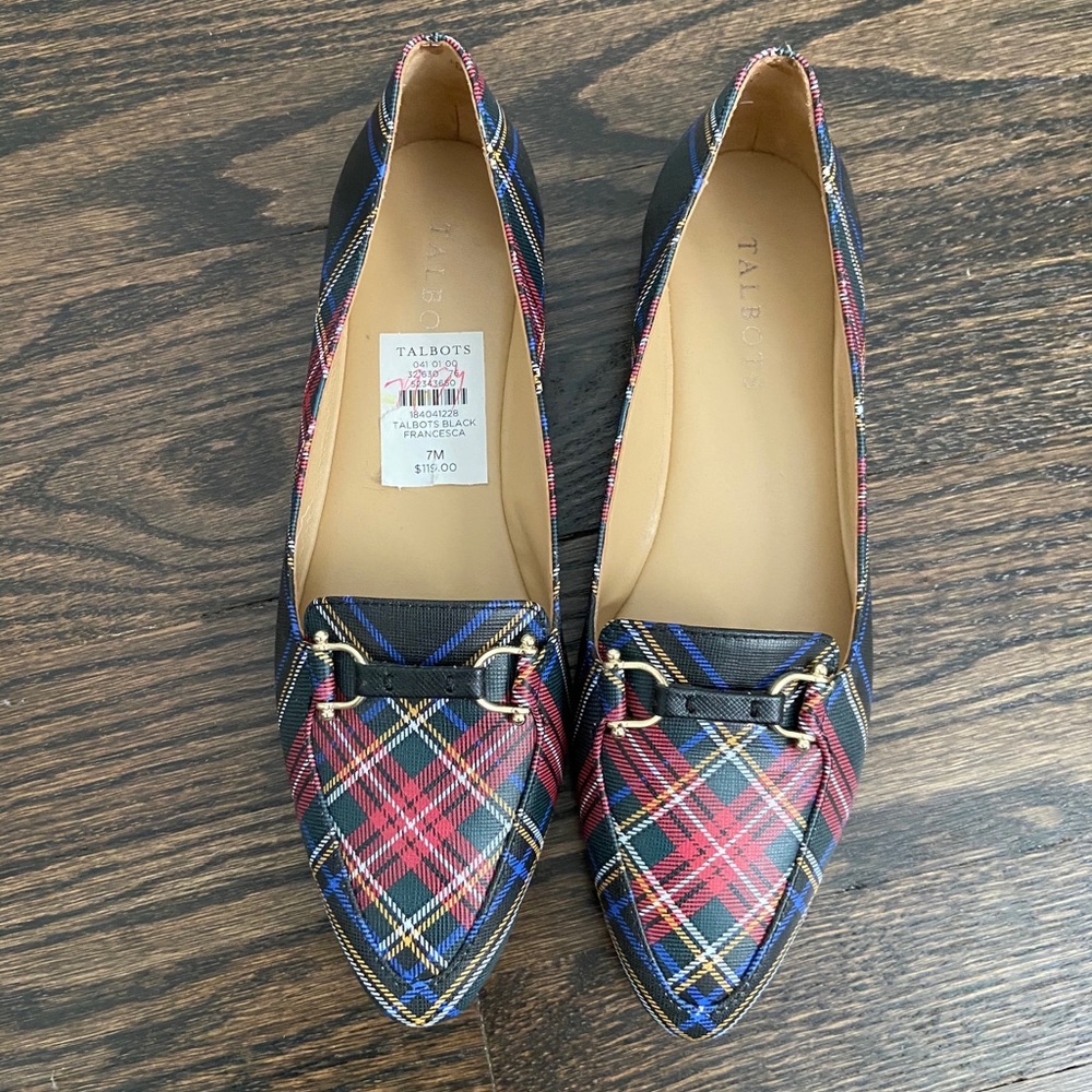 Talbots Tartan Plaid Loafer